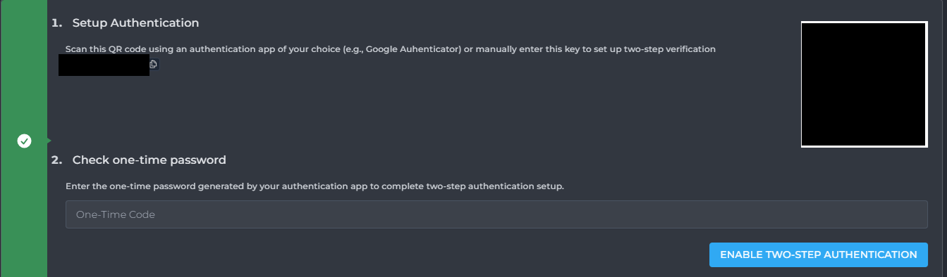 2FA Code